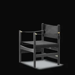 Canvas 21 stol, røget olieret eg af Børge Mogensen