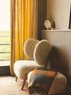 Caracas Plaid, black fra Silkeborg Uldspinderi