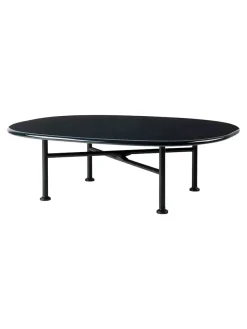 Carmel Coffee Table, midnight black i 87,5 x 70 cm fra Gubi