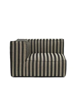 Catena Sofa Center Louisiana, sand/black fra Ferm Living