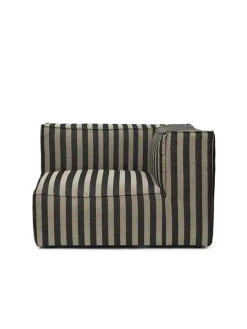 Catena Sofa Center Louisiana, sand/black fra Ferm Living