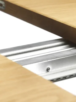 C63E Bjørk Spisebord inkl. 2 Tillægsplader, olieret eg fra FDB Møbler