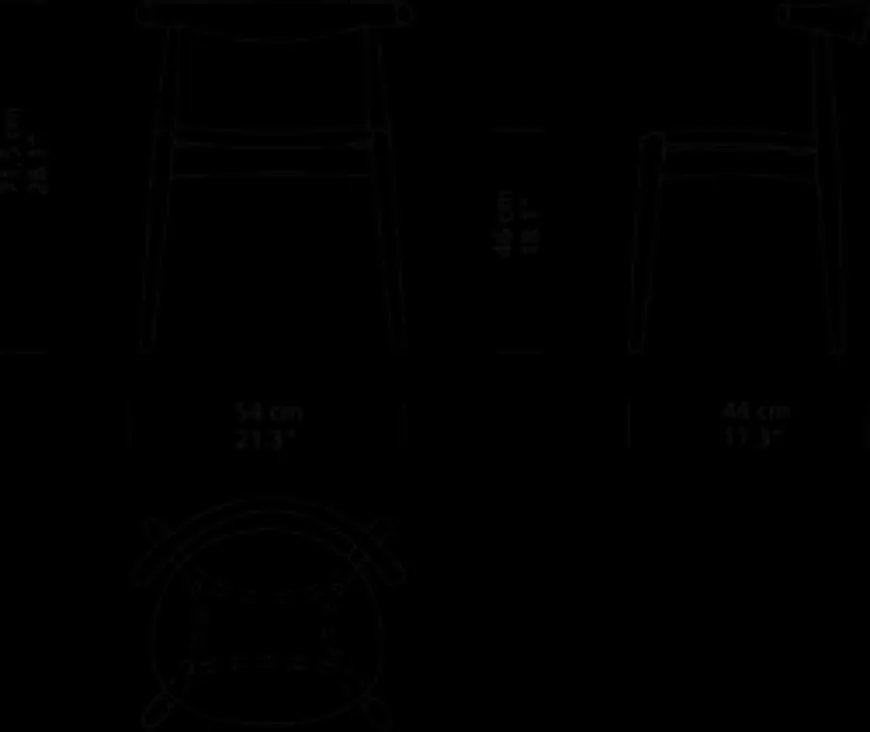 CH20 Elbow Chair i bøg af Hans J. Wegner