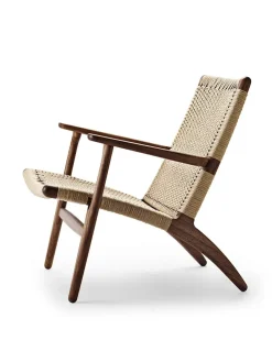 CH25 Loungestol, eg hvidolie af Hans J. Wegner