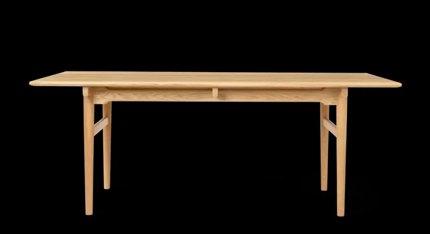 CH327 spisebord, 190 cm eg olie af Hans J. Wegner