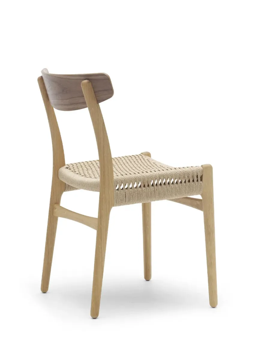 CH23 Spisestol, eg hvidolie af Hans J. Wegner