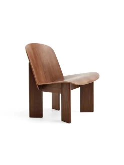 Chisel Lounge Chair u/polstring fra Hay