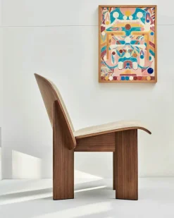 Chisel Lounge Chair u/polstring fra Hay