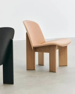 Chisel Lounge Chair u/polstring fra Hay