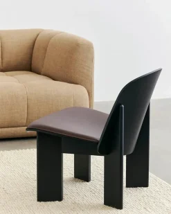 Chisel Lounge Chair u/polstring fra Hay