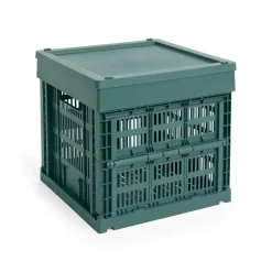 Colour crate låg, Medium Square/Cube fra Hay