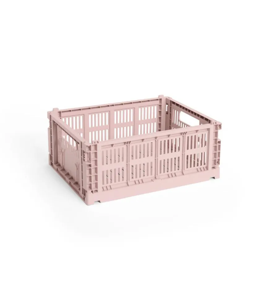 Colour crate M, off white fra Hay