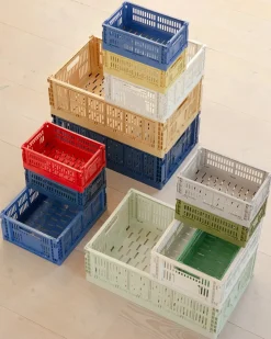 Colour Crate Medium, Dusty blue fra Hay