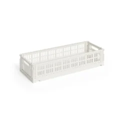 Colour Crate Mini Oblong, Off white fra Hay