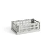 Colour crate S, light grey fra Hay