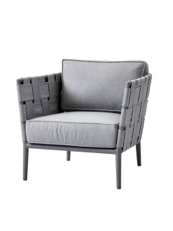 Conic Loungestol inkl. Hyndesæt fra Cane-line