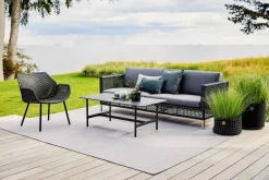 Connect Loungestol, black/antracite fra Cane-line