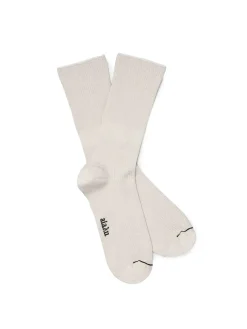 Cotton Rib Socks, milk fra Aiayu