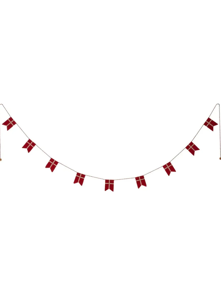 Dannebrog Flagguirlande fra Maileg