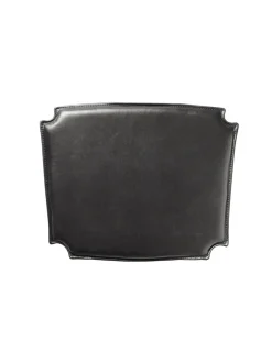 Deluxe Hynde til Y-stol CH24, sort anilin læder