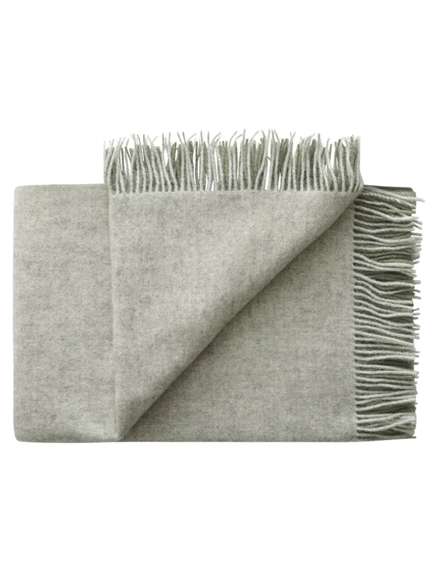 Drejø Plaid, camel fra Silkeborg Uldspinderi