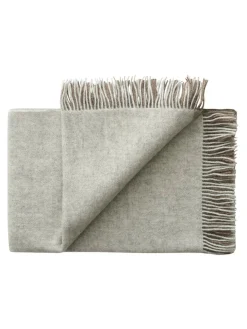 Drejø Plaid, camel fra Silkeborg Uldspinderi