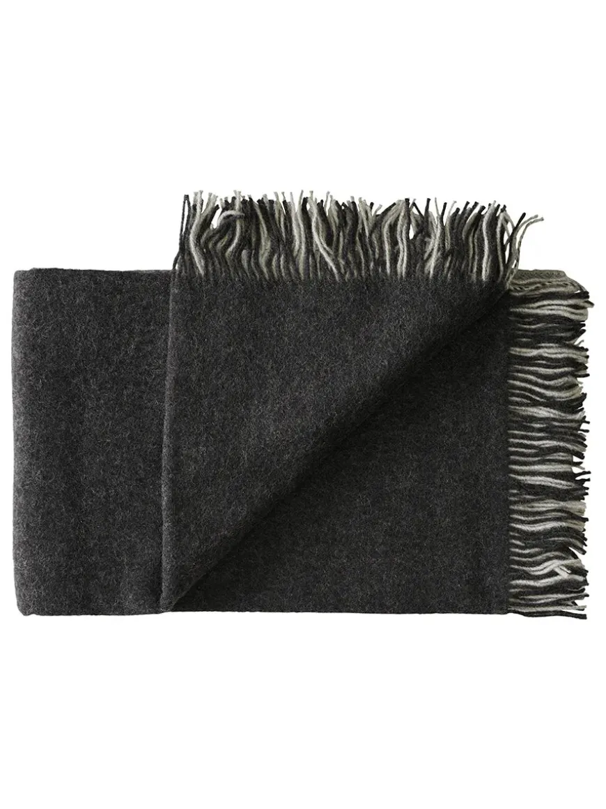 Drejø Plaid, camel fra Silkeborg Uldspinderi