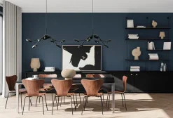 Drop Chandelier, mini burned black fra 101 Copenhagen