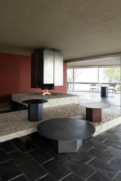 Epic Coffee Table Ø80 cm, steel fra GUBI