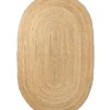 Eternal Oval Jute Rug - Natural fra Ferm Living