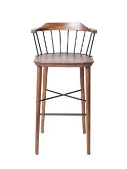 Exchange Bar Stool SH 75, walnut fra Stellar Works