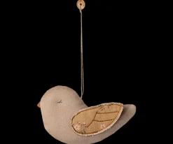 Fabric ornament, Fugl marmor latte fra Maileg