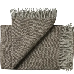 Fanø Plaid, birch sand fra Silkeborg Uldspinderi