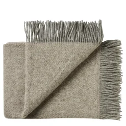 Fanø Plaid, birch sand fra Silkeborg Uldspinderi