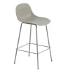 Fiber Barstool tube w. back fra Muuto