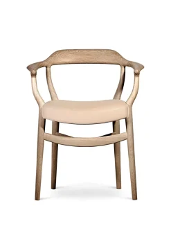 FJ 44 stol, eg olie/vegetal læder af Finn Juhl