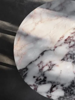 Florence Sofabord Ø90, gris du marais/beige grey fra New Works