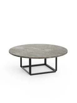 Florence sofabord Ø90, Gris Du Marais fra New Works