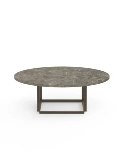 Florence sofabord Ø90, Gris Du Marais fra New Works