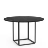 Florence spisebord Ø120, black marquina fra New Works