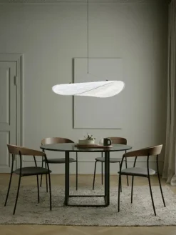 Florence spisebord Ø120, gris du marais fra New Works