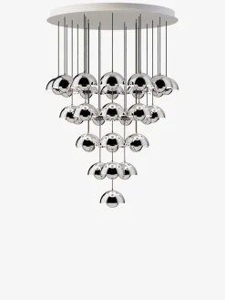 Flowerpot Chandelier VP10, 31 pendants fra &Tradition