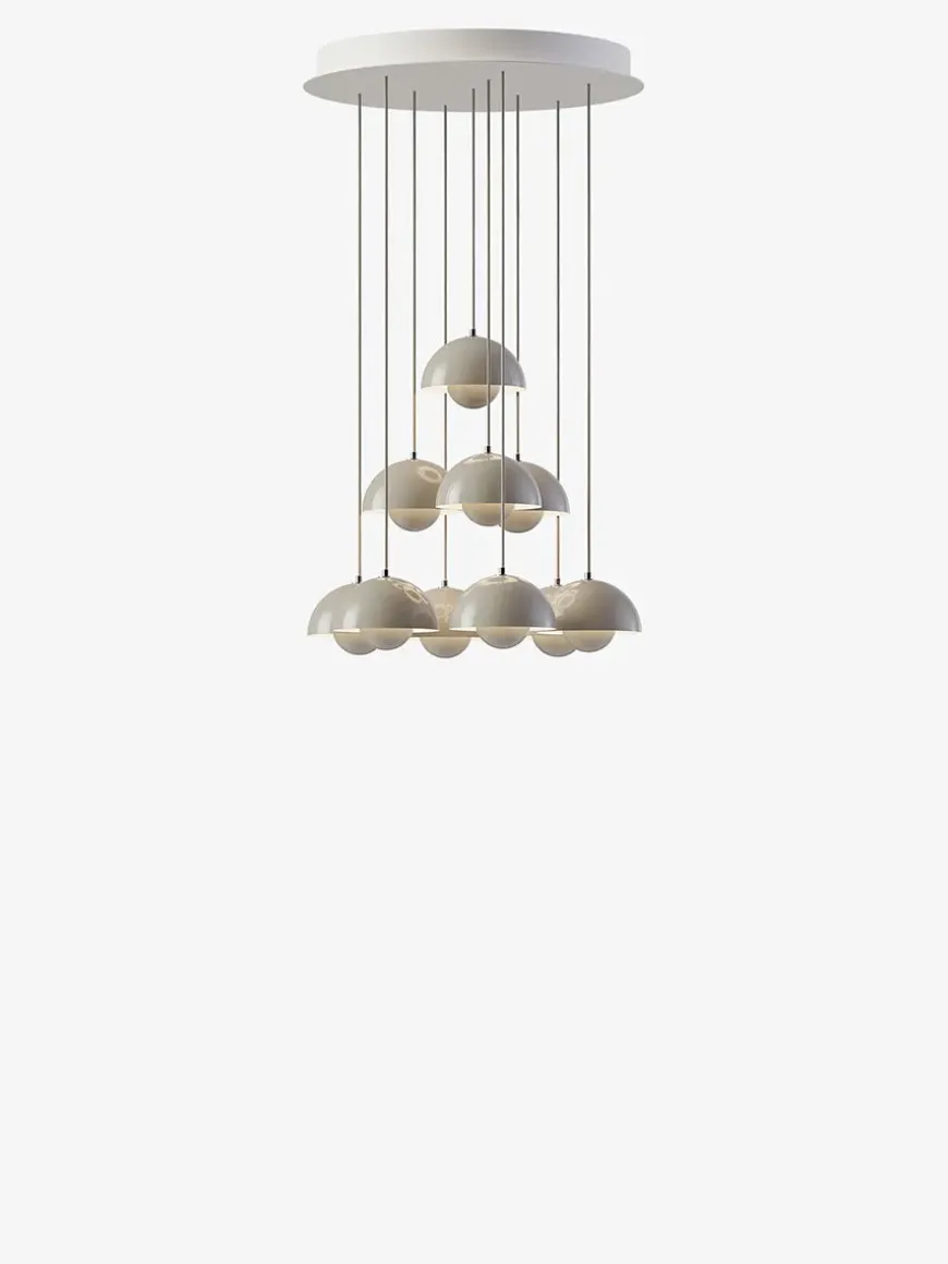 Flowerpot Chandelier VP10, 31 pendants fra &Tradition