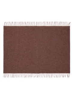 Franja Plaid, green/black fra Silkeborg Uldspinderi