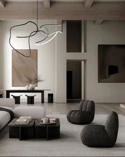 Ghost Chandelier, Big, Burned Black fra 101 Copenhagen