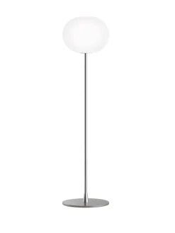 Glo-Ball F, Silver Gulvlampe fra Flos