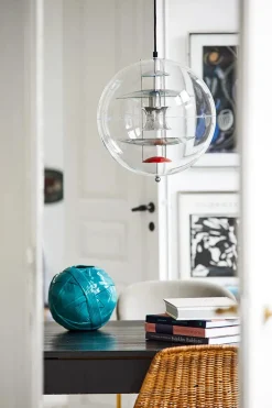 Globe, Brass Finish pendel Ø40 af Verner Panton