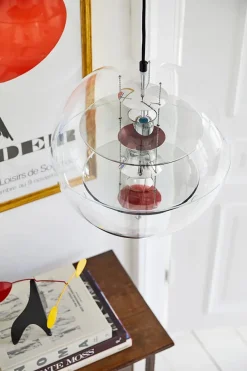 Globe, Coloured Glass pendel Ø40 af Verner Panton