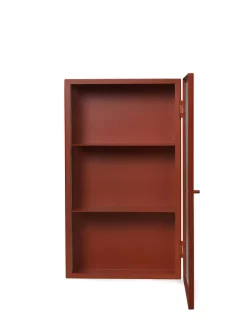 Haze Wall Cabinet, oxide red fra Ferm Living