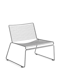 Hee Lounge Chair, hot galvanised fra Hay
